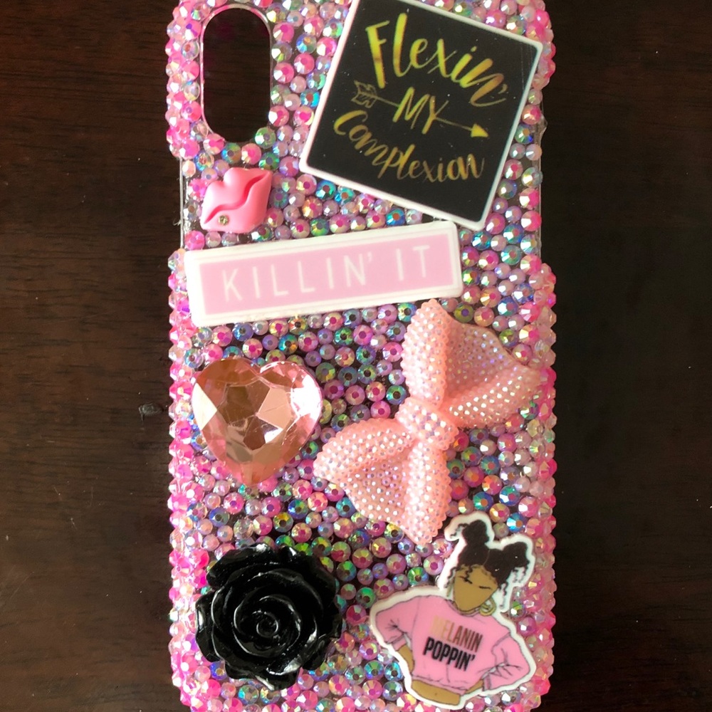 3D Bling iPhone X/Xs “KillinIt ” Hard Case